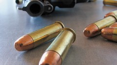 Guns ammunition revolvers