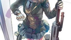 Guns Anime anime girls assault rifle amputee prosthetic Daito369