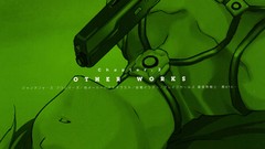 Guns Anime anime girls lying down cleavage artwork boobs Simple 