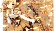 Guns Anime anime girls mahou shoujo madoka magica tomoe mami 