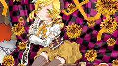 Guns Anime anime girls mahou shoujo madoka magica tomoe mami 