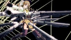 Guns Anime anime girls mahou shoujo madoka magica tomoe mami 
