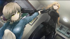 Guns Anime anime girls steins gate Amane Suzuha Kiryuu Moeka