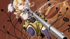 Guns Anime dress anime girls mahou shoujo madoka magica tomoe 
