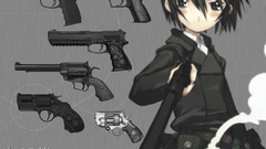 Guns anime girls