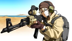 Guns anime girls original characters