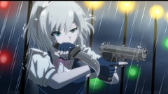 Guns Anime Knives anime girls touhou izayoi sakuya