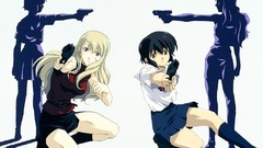 Guns Anime Noir anime girls