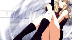 Guns Anime Noir anime girls soft shading