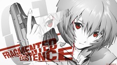 Guns Anime red eyes anime girls short hair neon genesis 