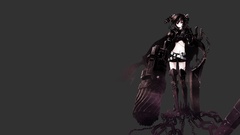 Guns Anime scars Swords chains anime girls black rock shooter 