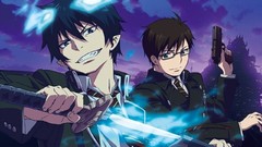 Guns Anime Swords ao no exorcist okumura rin Okumura Yukio 