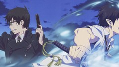 Guns Anime Swords ao no exorcist okumura rin Okumura Yukio 