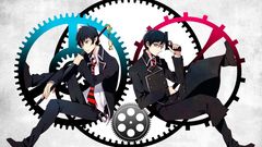 Guns Anime twins ao no exorcist okumura rin Okumura Yukio anime 