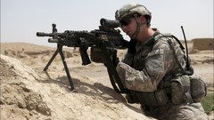 Guns Army ammunition military machine gun Afghanistan Bipod US 