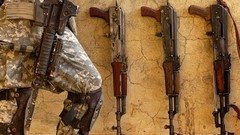 Guns Army Kalashnikov Iraq Marines