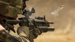 Guns Army shooting military m4a1 US Army firing