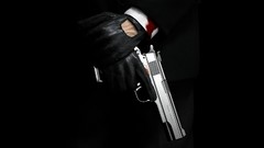 Guns black background hitman video games .45ACP