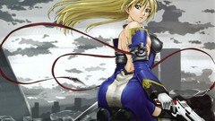 Guns blondes blazblue noel vermillion dual wield erect nipples