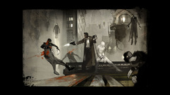 Guns blood cyberpunk