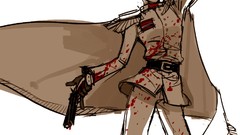 Guns blood military uniform capes blood splatters Superjail The 