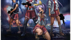 Guns blue eyes lucky