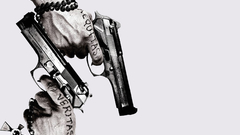Guns Boondock Saints monochrome
