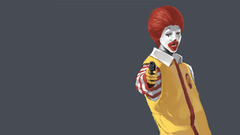 Guns clowns ronald mcdonald