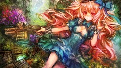 Guns dress multicolor Flowers