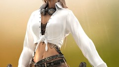 Guns elves Swords 3D girls