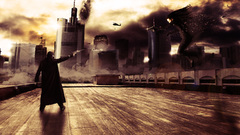 Guns explosions masks standoff