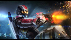 Guns fire mass effect