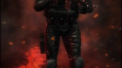 Guns fire weapons fighters