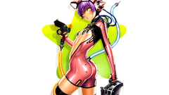 Guns futuristic mecha nekomimi