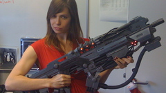 Guns futuristic Veronica Belmont