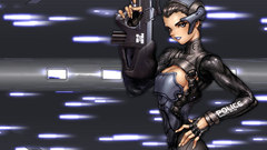 Guns futuristic weapons cyberpunk