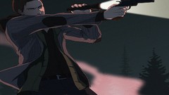 Guns game Anime alan wake artwork