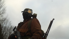 Guns gas masks