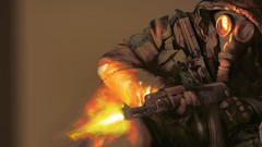 Guns gas masks masks