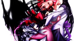 Guns hugging anime girls mahou shoujo madoka magica akemi 