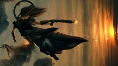 Guns hunter shooting