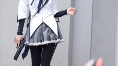 Guns Japanese asians long hair mahou shoujo madoka magica 