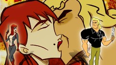 Guns Knives blondes kissing redheads eyepatch The Venture Bros. 