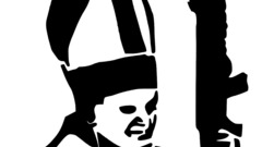 Guns monochrome pope John