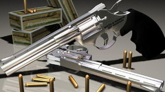 Guns revolvers weapons