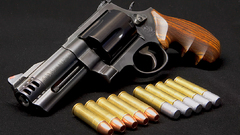 Guns revolvers weapons