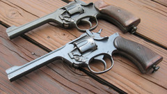 Guns revolvers weapons