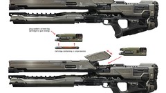 Guns science fiction halo concept art artwork video games Halo 