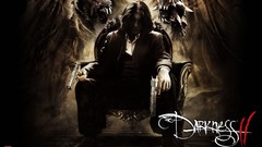 Guns shadows demons artwork video games The Darkness