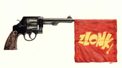 Guns shot Flags funny illustrations
